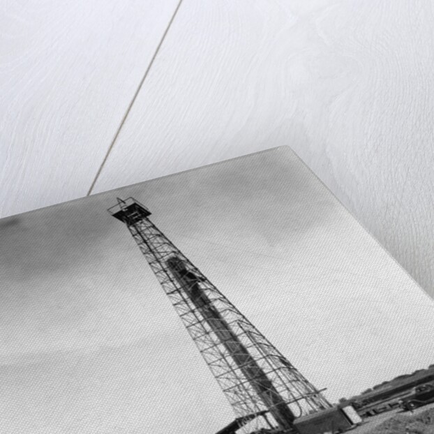 Oil Drilling Rig by Anonymous
