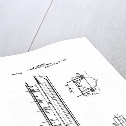 Schematic Drawing Lincolns Buoy Patent by Anonymous