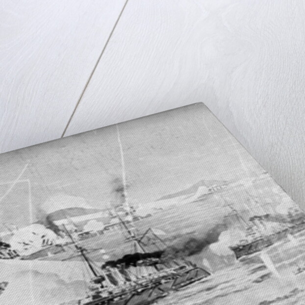 Naval Battle - Ships In Close Proximity by Anonymous