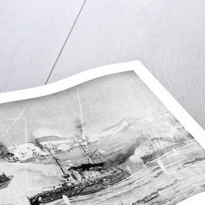 Naval Battle - Ships In Close Proximity by Anonymous