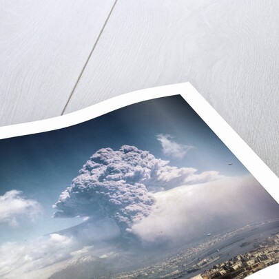 Mount Vesuvius Erupting by Anonymous