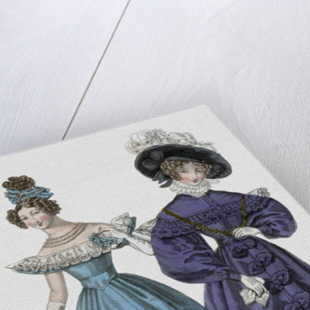 French Evening Costume & Walking Dress by Anonymous