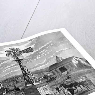 The Iron Turbine Wind Engine Windmill by Anonymous