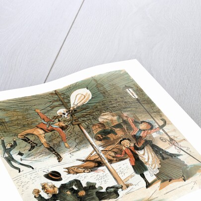 An Unrestrained Demon Illustration by Anonymous