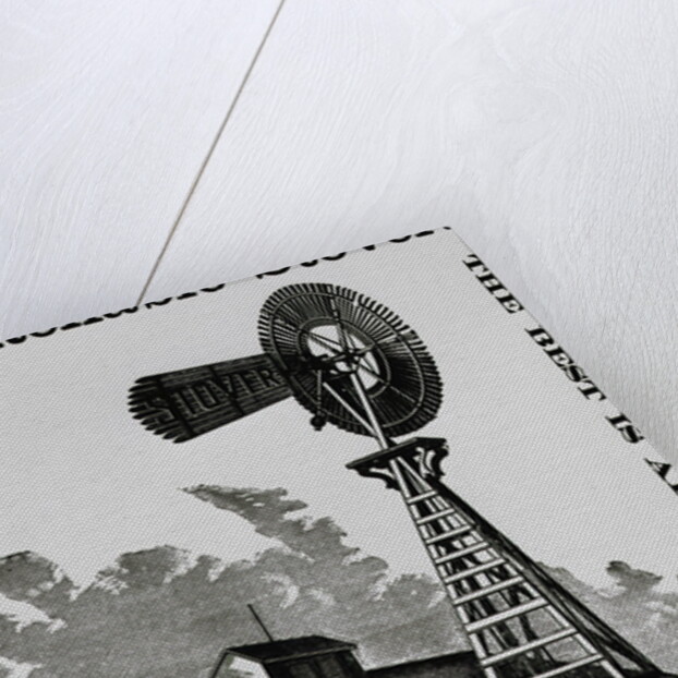 Stover Windmill Barn Cut Out Worker by Anonymous