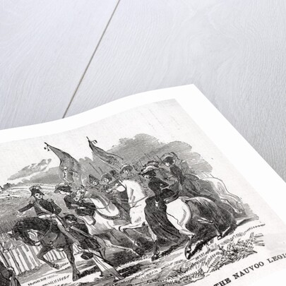 Joseph Smith Reviewing Soldiers (Illus.) by Anonymous