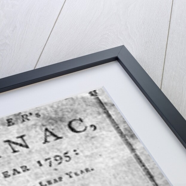 Banneker'S Almanac Frontispiece 1795 by Anonymous