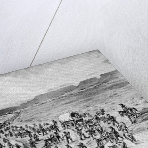 Emigrants Heading West by Anonymous