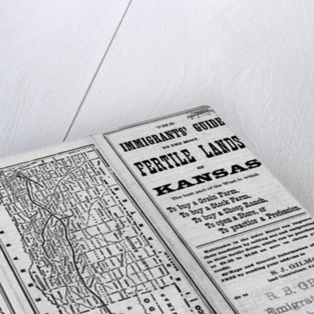 The Immigrants' Guide to The Most Fertile Lands of Kansas Pamphlet by Anonymous