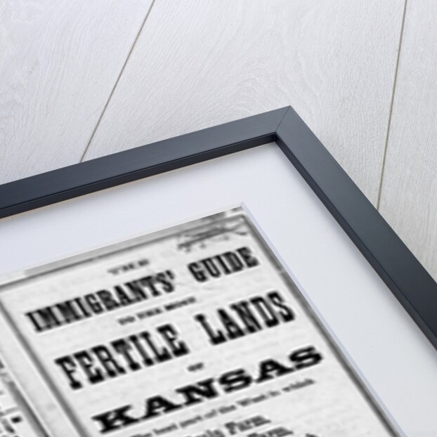 The Immigrants' Guide to The Most Fertile Lands of Kansas Pamphlet by Anonymous