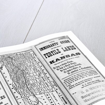 The Immigrants' Guide to The Most Fertile Lands of Kansas Pamphlet by Anonymous