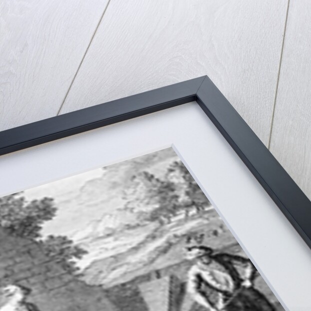 18th-Century Engraving of Iron Casting by Anonymous