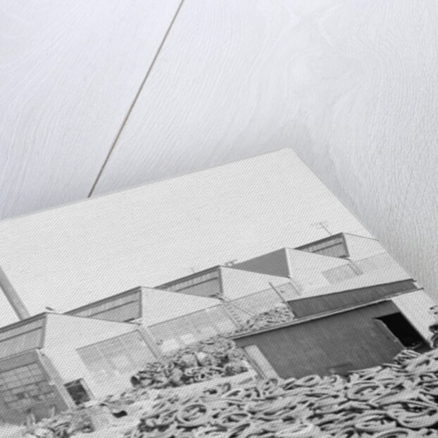 Yard Full of Scrap Auto Tires by Anonymous