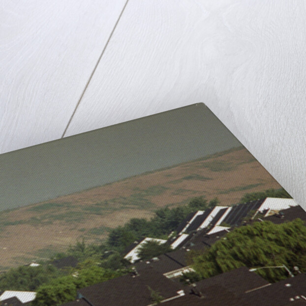 View Of Landfill Over Housing Developmen by Anonymous