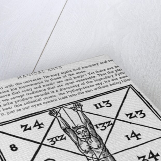 Horoscope Chart With Male Fjgure by Anonymous