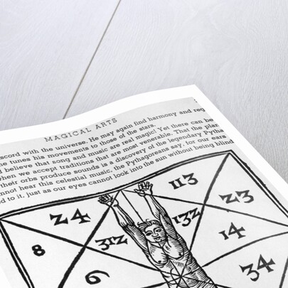 Horoscope Chart With Male Fjgure by Anonymous