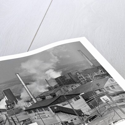 Steel Mill Smokestack,Smoke Billow;Pollu by Anonymous