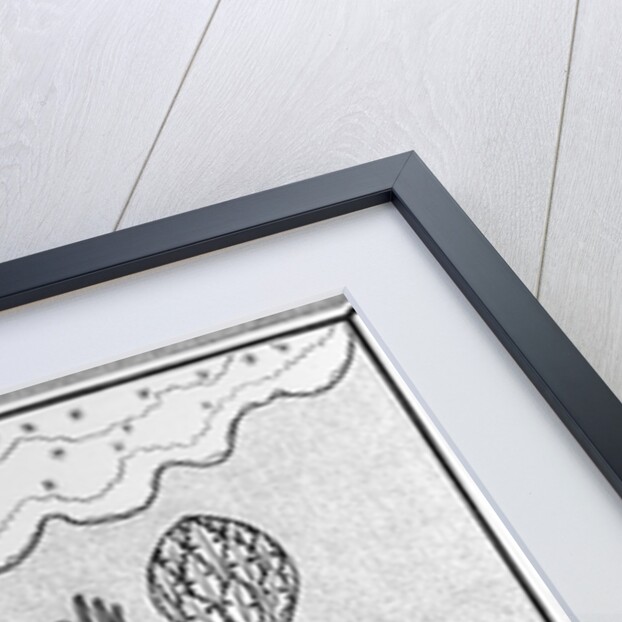 Medieval Illus. Of 3 Men Observing Sky by Anonymous