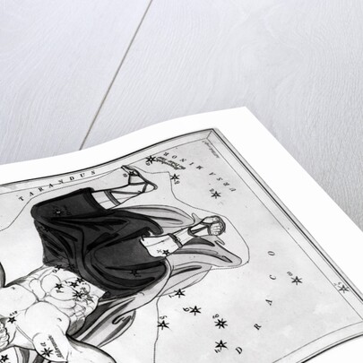 Engraving Of Cepheus Constellation by Anonymous