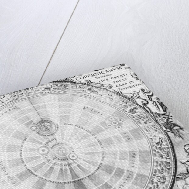 Drawing Of Round Copernican Solar System by Anonymous