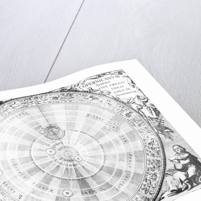 Drawing Of Round Copernican Solar System by Anonymous