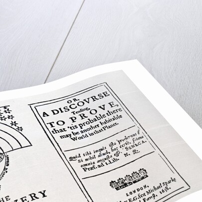 Title Page W/Woodcut Of Planets & Sun by Anonymous