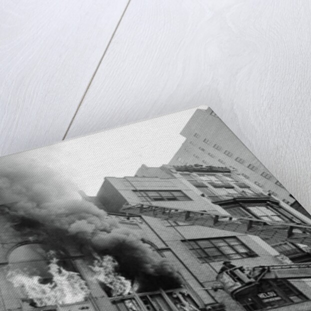 Burning Building by Anonymous