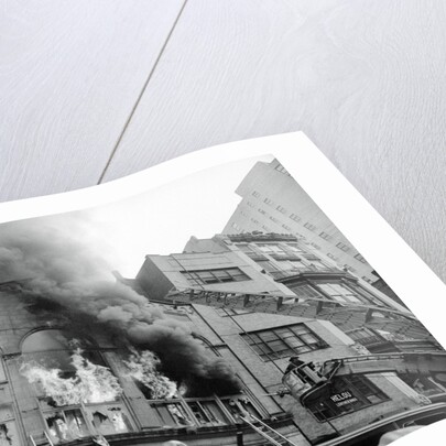 Burning Building by Anonymous
