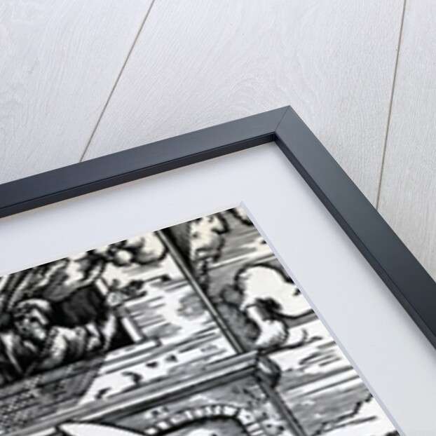 St. Florian Pouring Water On Fire by Anonymous