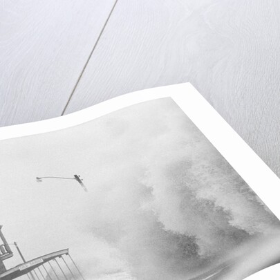 A Beachfront Hotel During Hurricane Dora by Anonymous