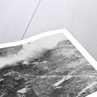 Aerial View of Earthquake Damage by Anonymous