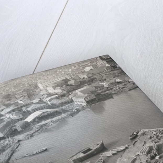 Aerial Of Waterfront Earthquake Damage by Anonymous