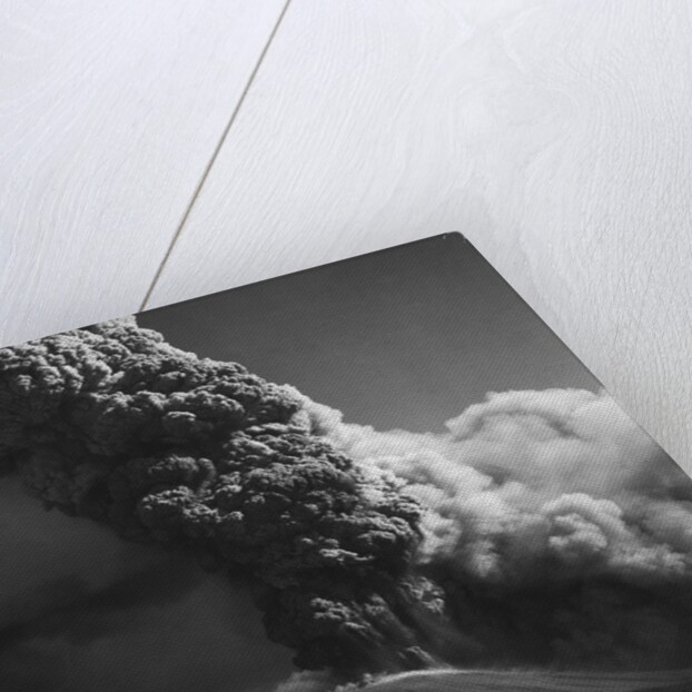 Aerial Of Mt. Vesuvius Erupting by Anonymous