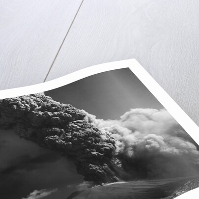 Aerial Of Mt. Vesuvius Erupting by Anonymous