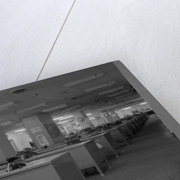 Empty Newspaper Office by Anonymous