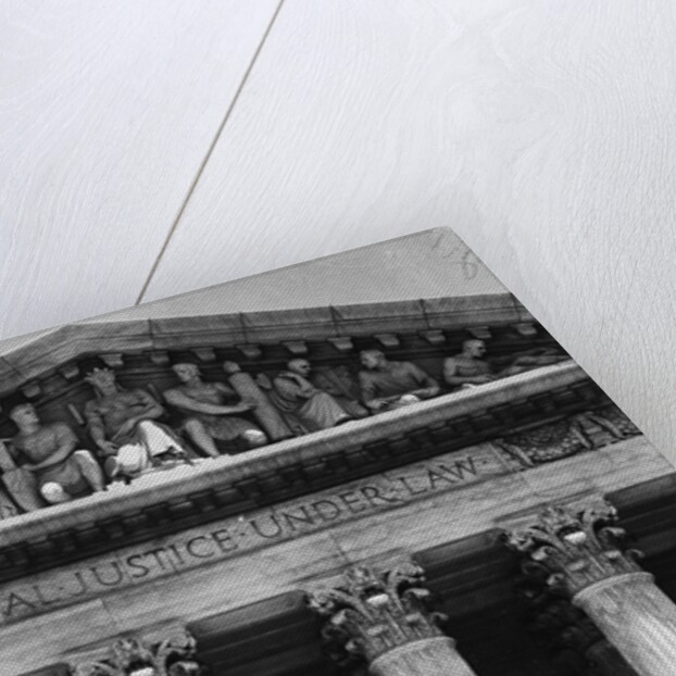 Pediment Of The Supreme Court by Anonymous