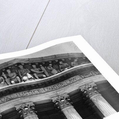 Pediment Of The Supreme Court by Anonymous