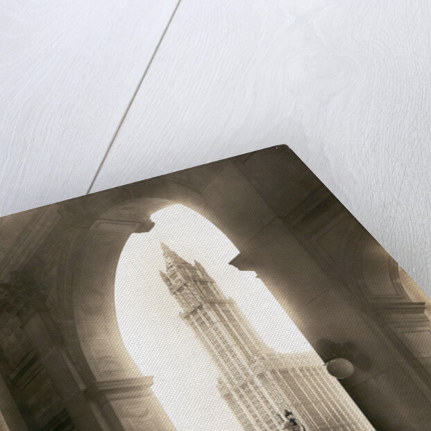 Woolworth Building Through Arch by Anonymous