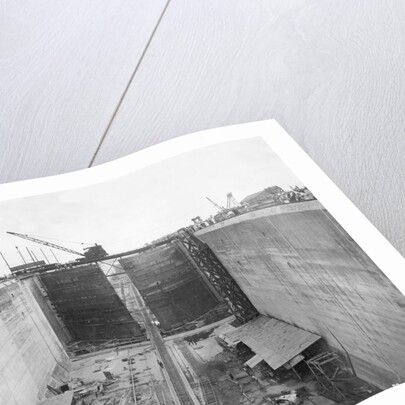 Construction on the Panama Canal by Anonymous