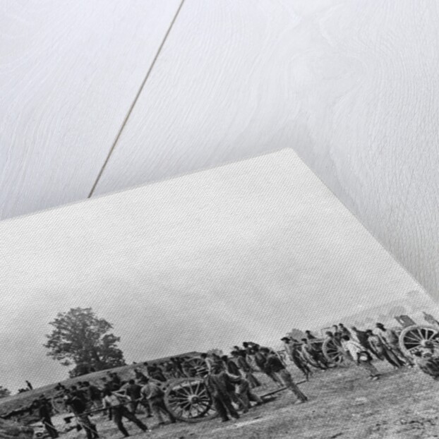 Mathew B. Brady W/Civil War Battery by Anonymous