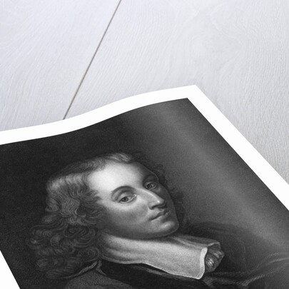 Blaise Pascal Engraving by Henry Hoppner Meyer