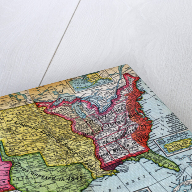 Map of United States Expansion by Anonymous