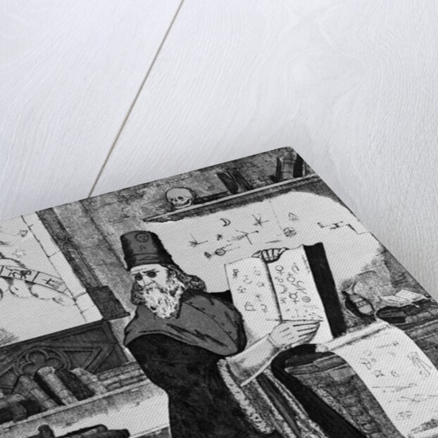 Portrait of Nostradamus Prophesying by Jean C. Pellerin