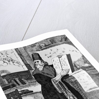 Portrait of Nostradamus Prophesying by Jean C. Pellerin
