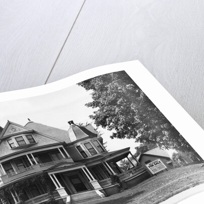 Exterior Of Victorian American Home by Anonymous