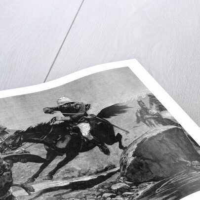 Illustration; British Fighting Sudanese by Anonymous