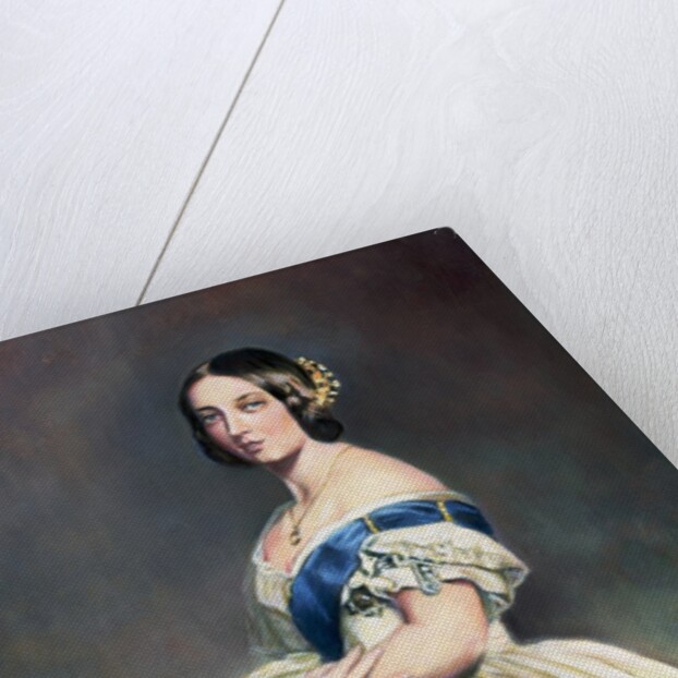 Young Queen Victoria W/Rose In Hand by Anonymous