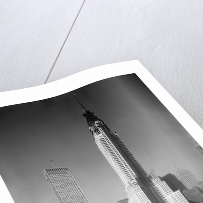 Chrysler Building Under Construction by Anonymous