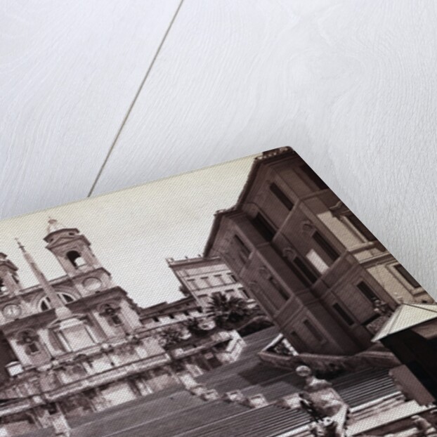 View Of Steps In Piazza Di Spagna by Anonymous