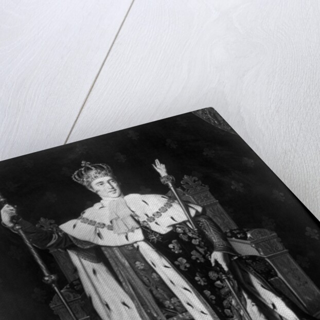 Portrait Of Charles X In Coronation Robe by Anonymous